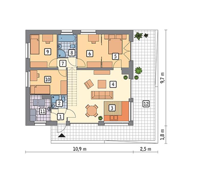 Czterolistna koniczyna - wariant XIV wersja 1