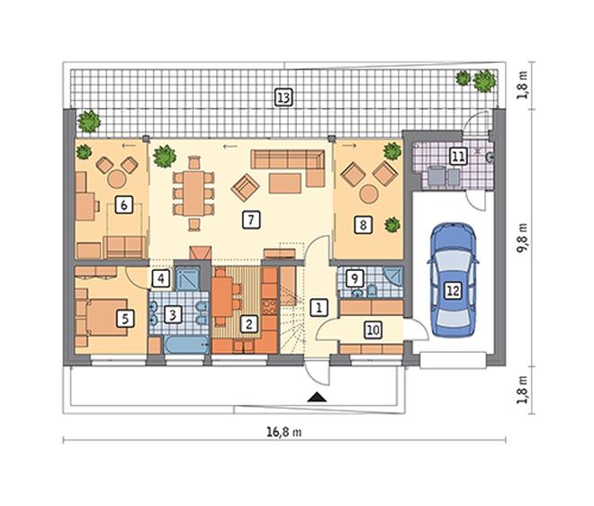 Przejrzysty 4 - wariant XIV