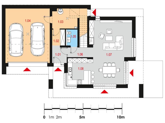 Crastinus I G2 (z wentylacją mechaniczną i rekuperacją)