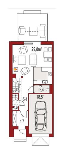 Diana A segment lewy