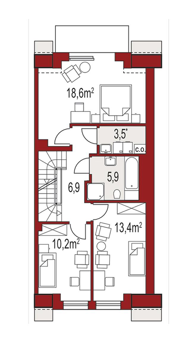 Diana A segment prawy