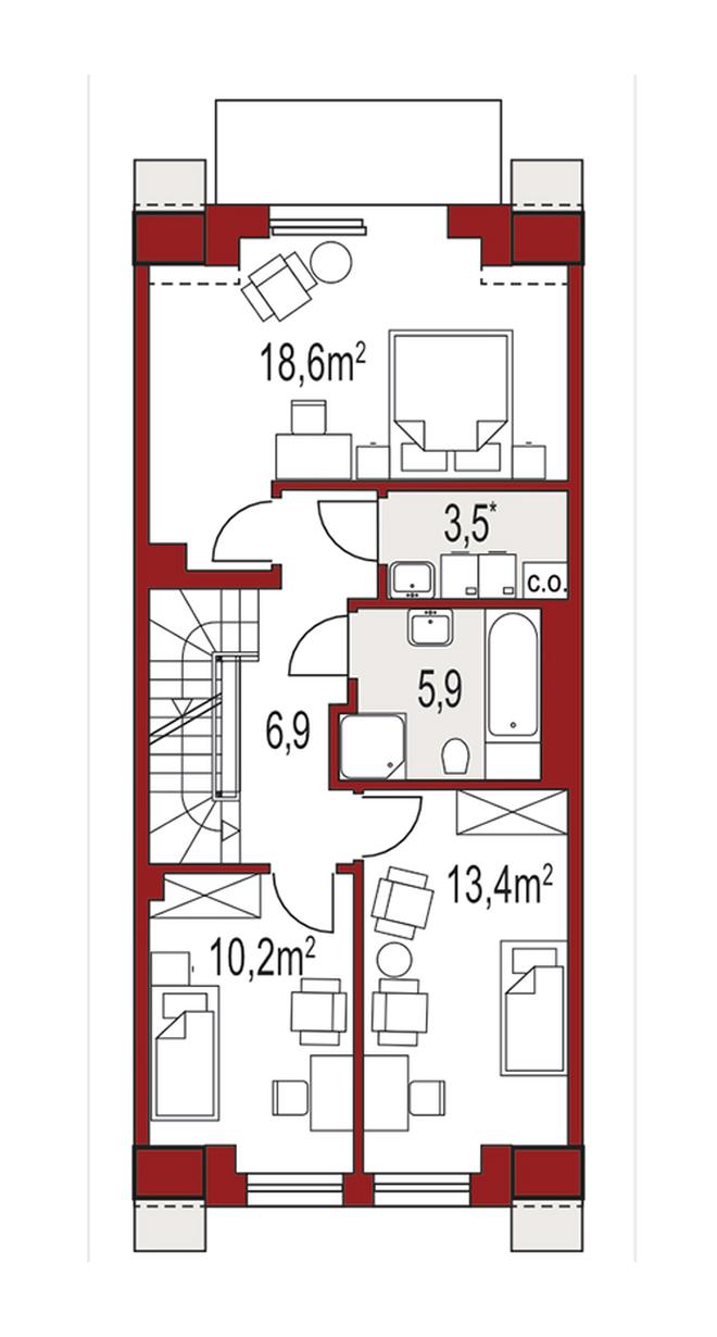 Diana A segment środkowy