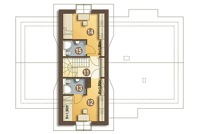 Abigail z garażem 1-st. [A]