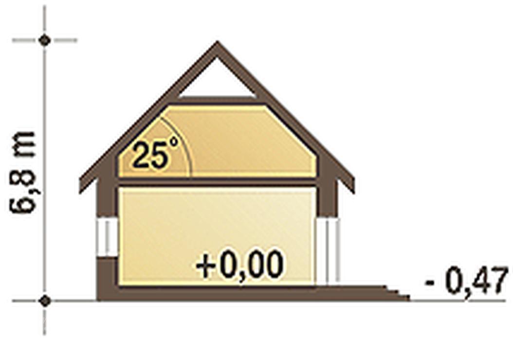 Bączek z garażem 1-st. [A-BL1]