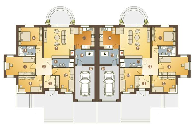 Bączek z garażem 1-st. [A-BL1]