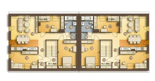 Bernikla z garażem 2-st. [A-BL1]