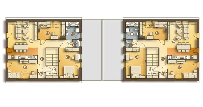 Bernikla z garażem 2-st. [A1-BL1]