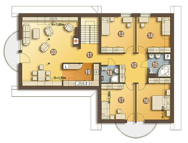 Biedronka II z garażem 2-st. [A]