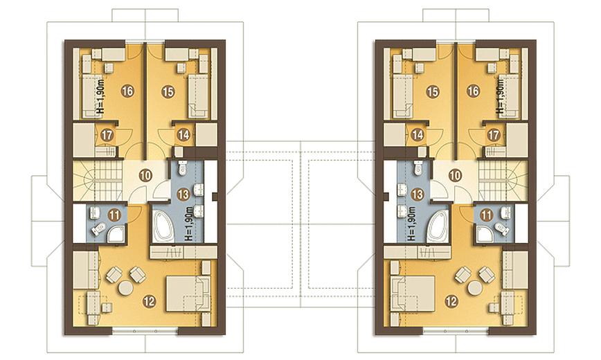 Bolek z garażem 1-st. [A-BL]