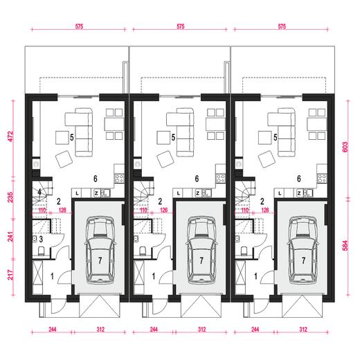 Jukka II z garażem 1-st. [A-SZ]