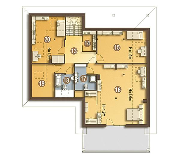 Bronia z garażem 2-st. [A]