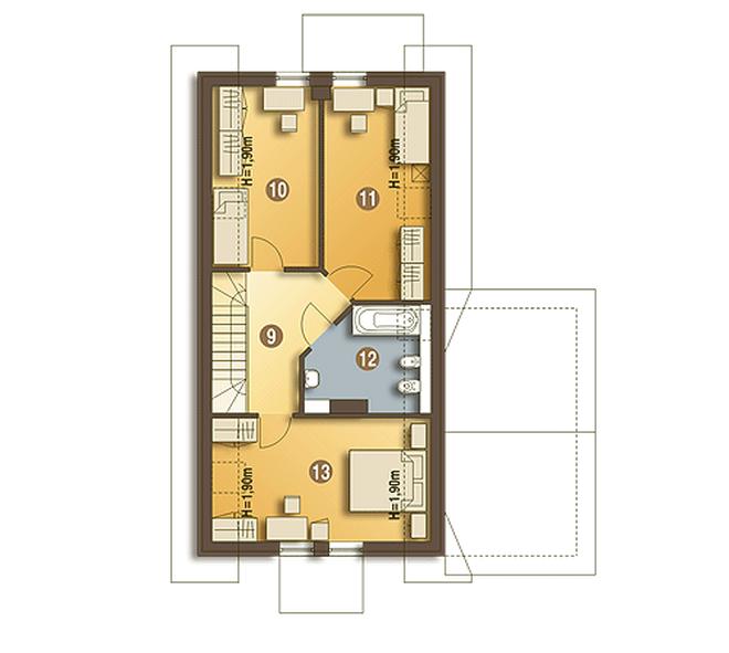 Cypisek II z garażem 1-st. [A]