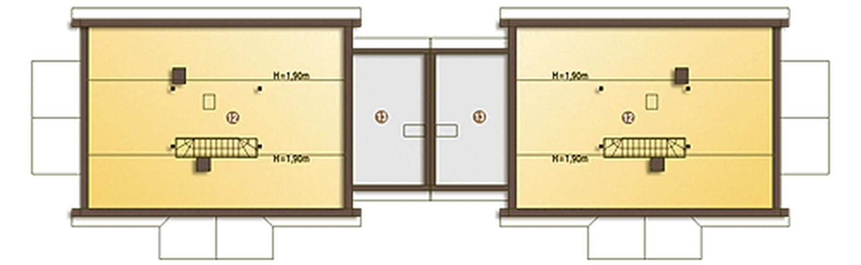 Czajka z garażem 1-st. [A-BL]