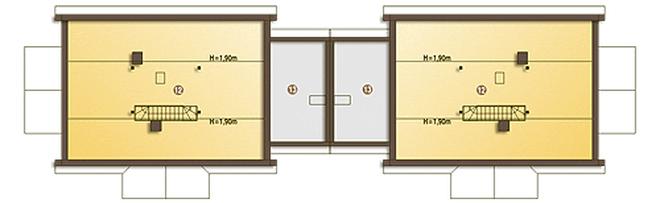 Czajka z garażem 1-st. [A-BL]