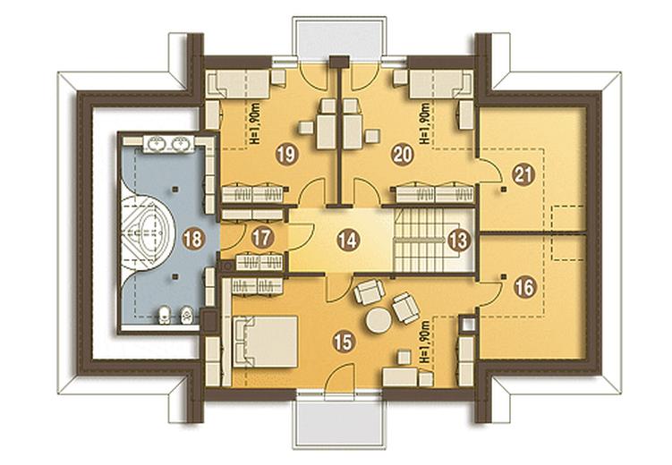 Damian z garażem 1-st. [A]