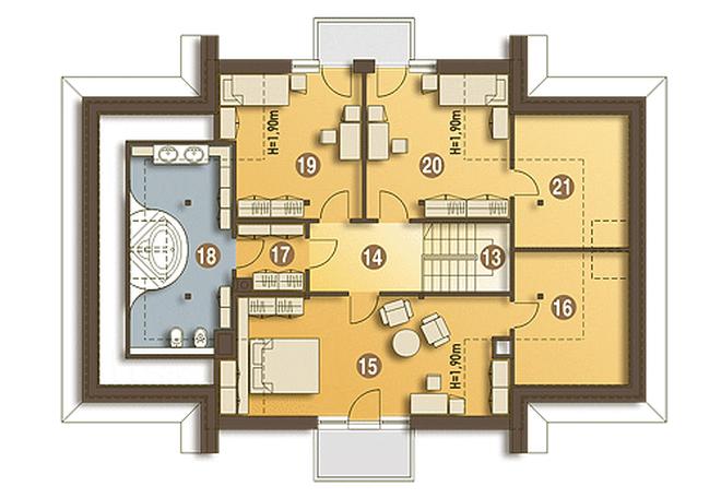 Damian z garażem 1-st. [A]