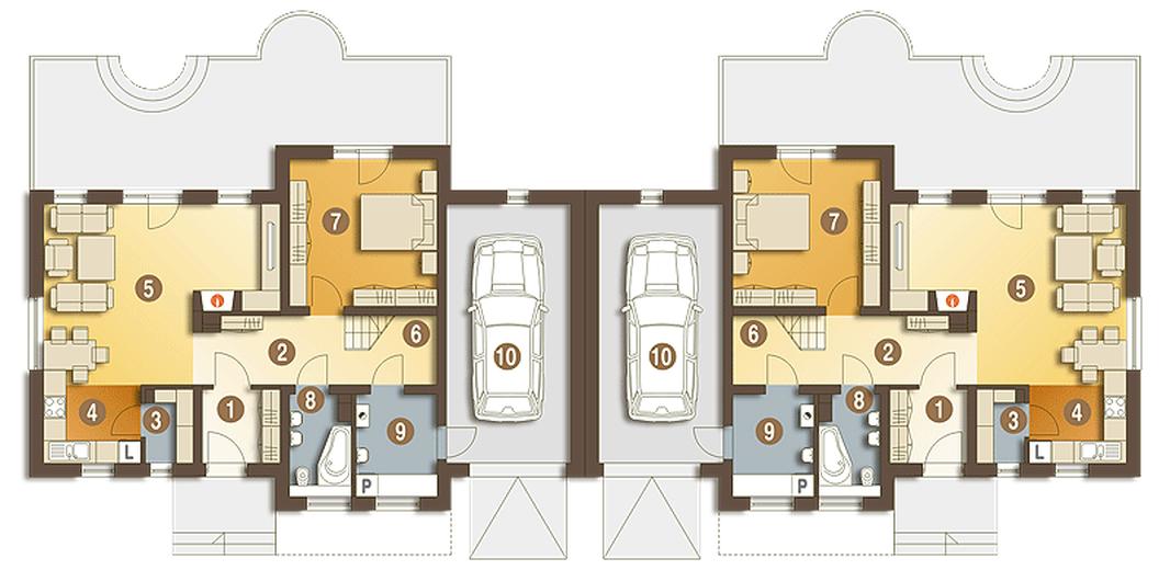 Abigail z garażem 1-st. [A-BL]
