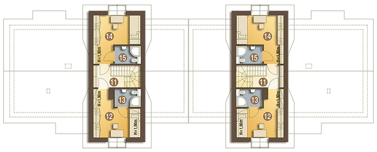 Abigail z garażem 1-st. [A-BL]