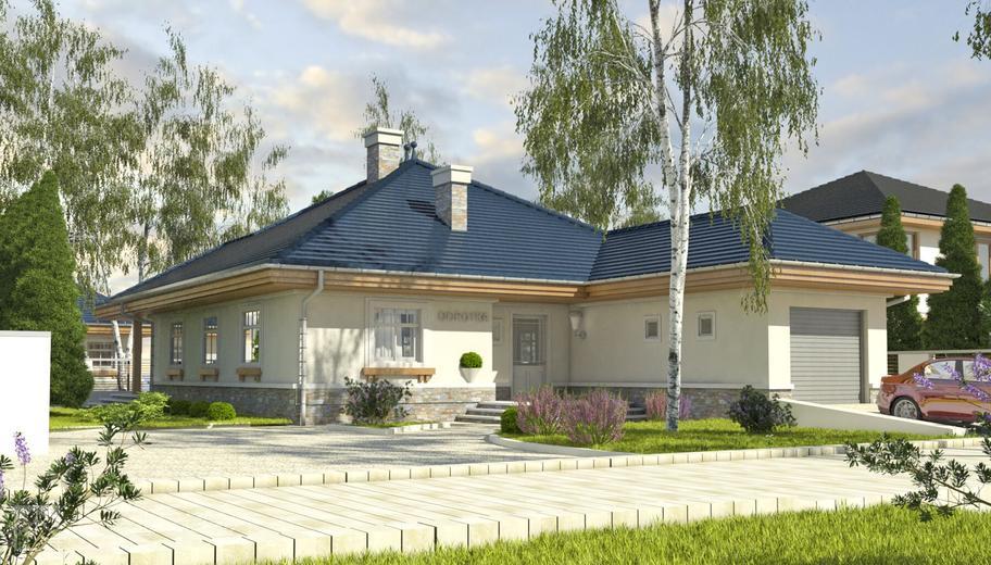 Dorotka z garażem 1-st. [A]