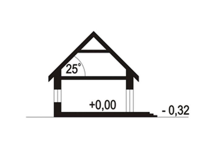 Eryk bis z garażem 1-st. [A]