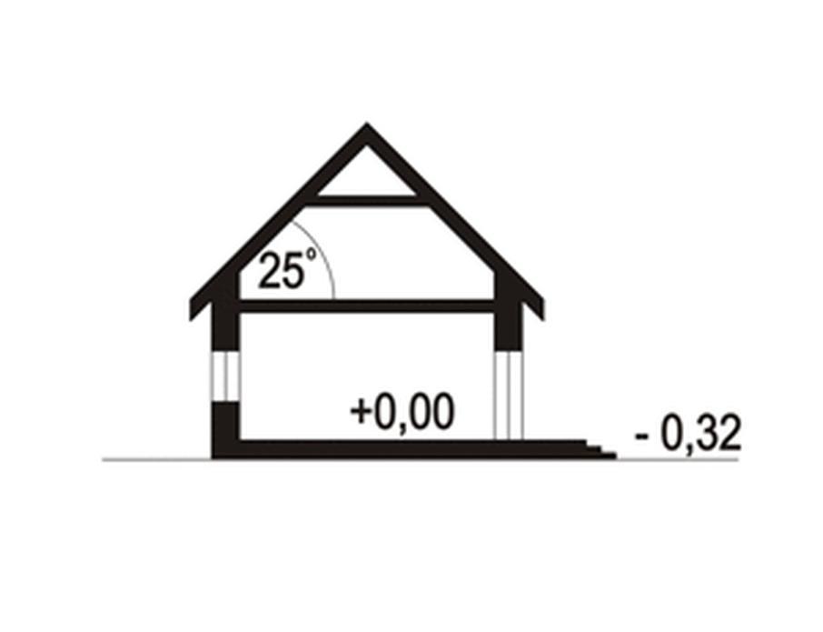 Eryk bis z garażem 1-st. [A]