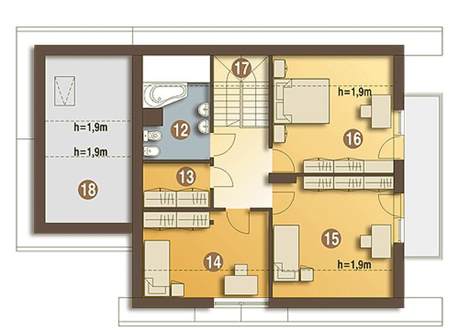 Ewa z garażem 1-st. [A]