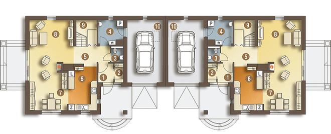 Ewa z garażem 1-st. [A-BL]