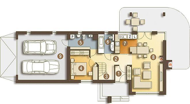 Filemon z garażem 2-st. [A]