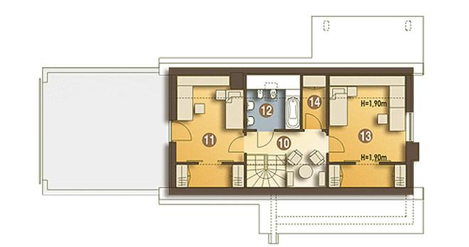Filemon z garażem 2-st. [A]