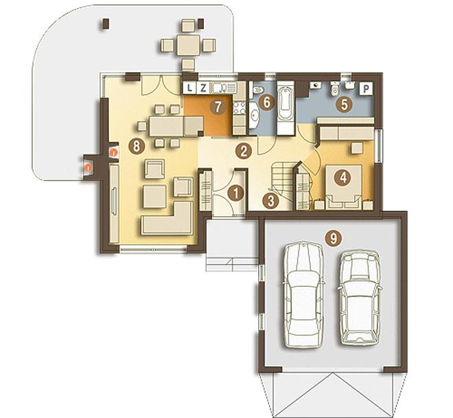 Filemon II z garażem 2-st. [A]