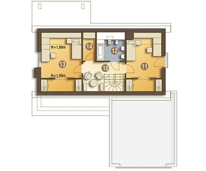 Filemon II z garażem 2-st. [A]