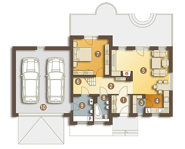 Abigail z garażem 2-st. [A1]
