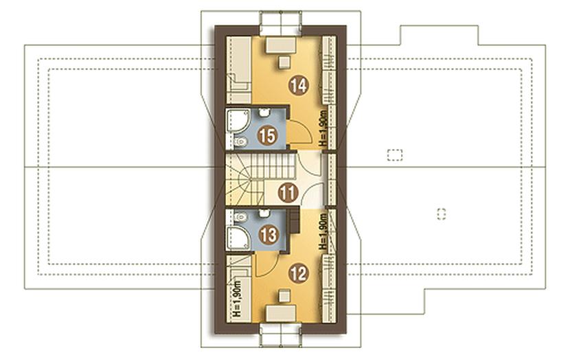 Abigail z garażem 2-st. [A1]