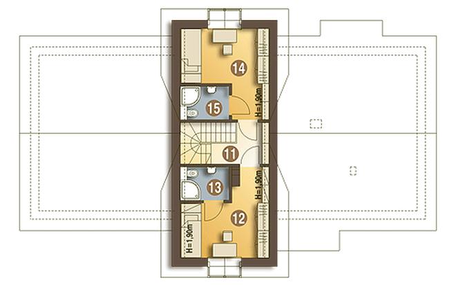 Abigail z garażem 2-st. [A1]