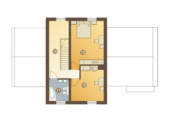 Kasjopea z garażem 1-st. [A]