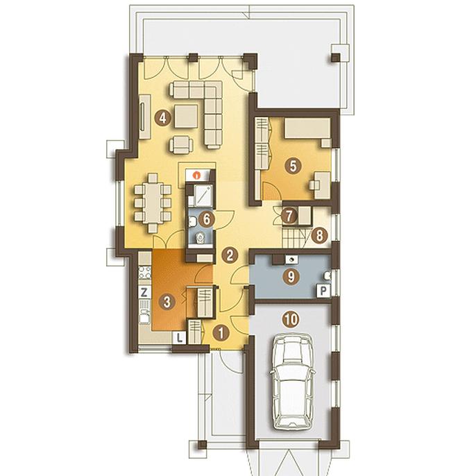 Klaudia z garażem 1-st. [A]