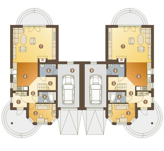 Kowalik II z garażem 1-st. [A-BL1]