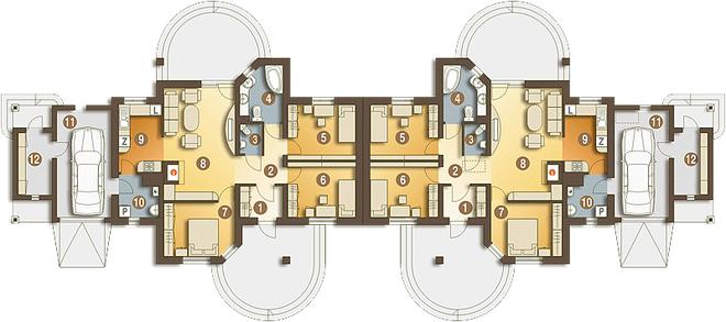 Kuropatwa z garażem 1-st. [A-BL2]