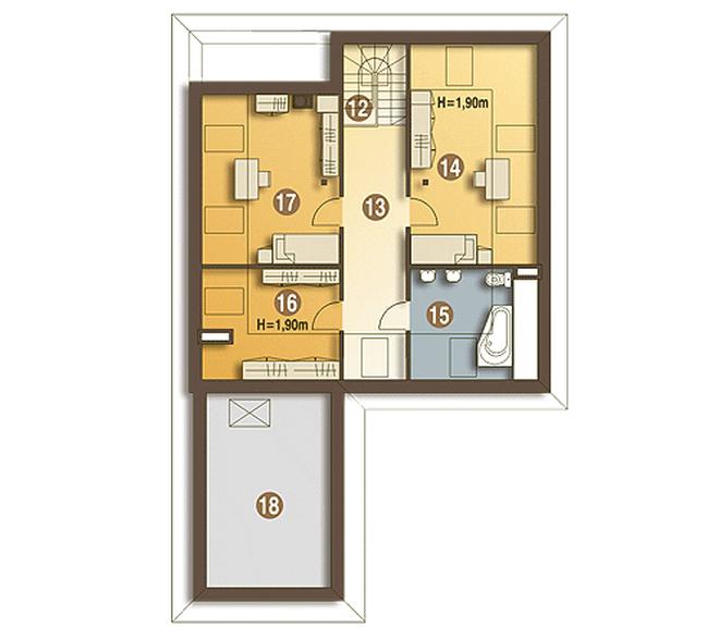 Alinka z garażem 1-st. [A]