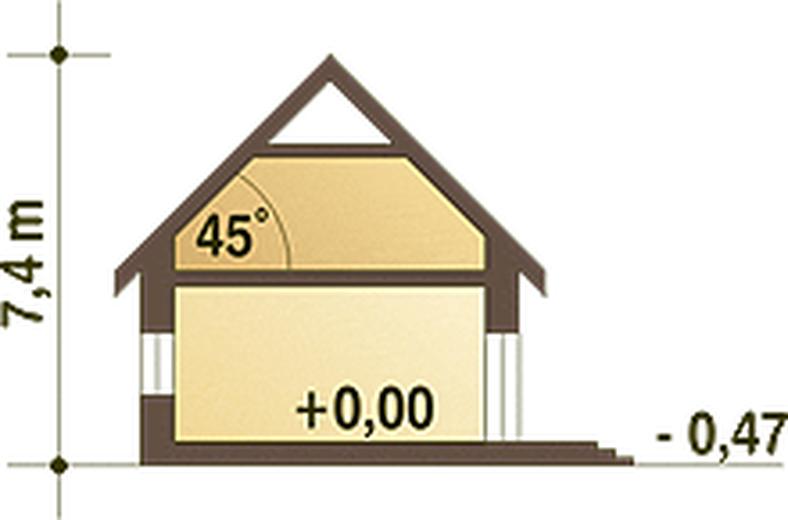 Lolek z garażem 1-st. [A-BL1]