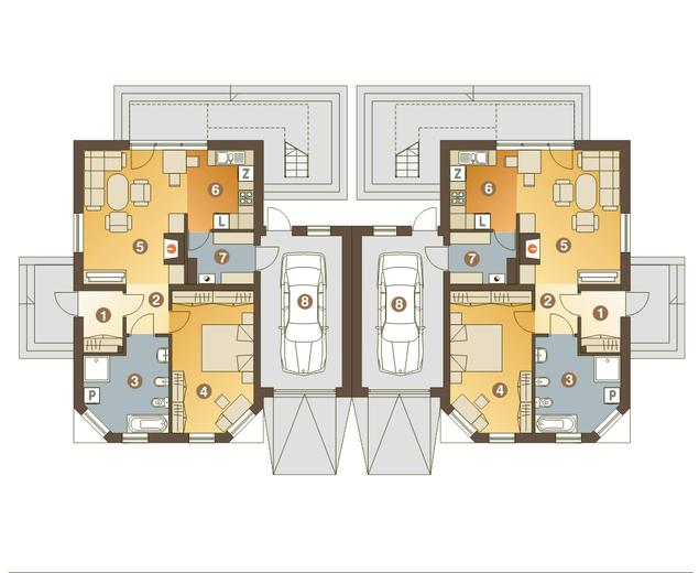 Lolek z garażem 1-st. [A-BL1]