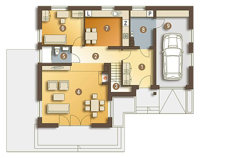 Łukasz z garażem 1-st. [A]