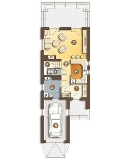 Magda z garażem 1-st. [A]