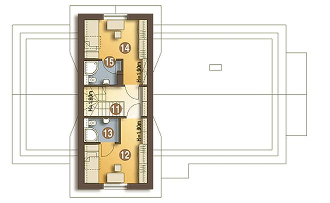 Abigail II z garażem 1-st. [A]