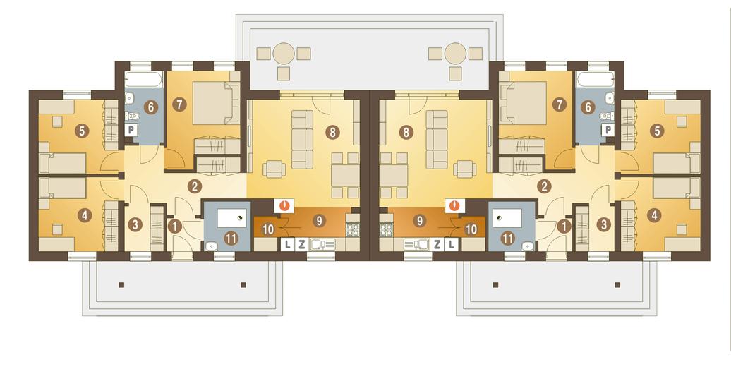 Modraszka bez garażu [B-BL1]