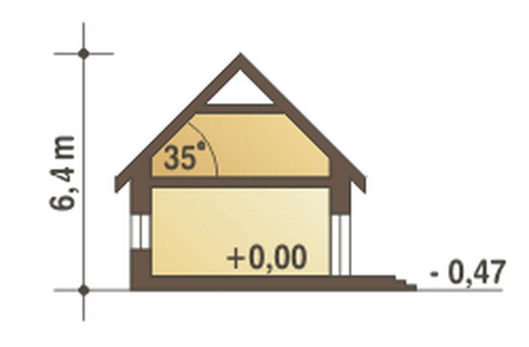Modraszka bez garażu [B-BL2]
