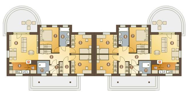 Modraszka bez garażu [B-BL2]