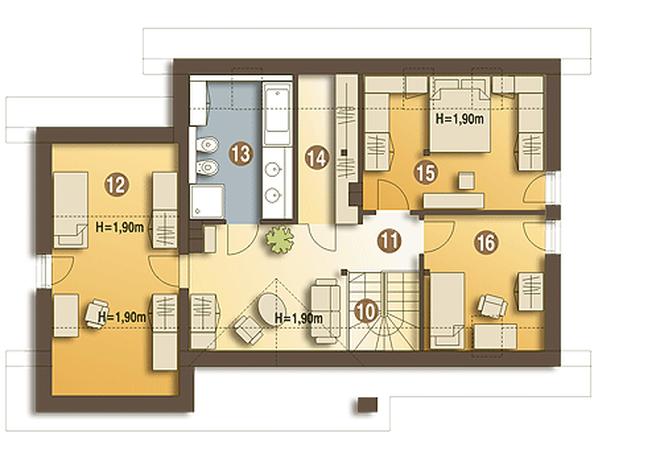 Mola z garażem 1-st. [A]