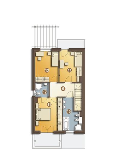 Nina II z garażem 1-st. [A]