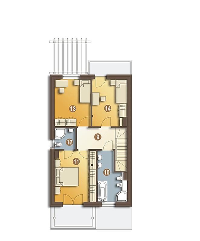 Nina II z garażem 1-st. [A]